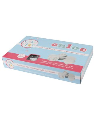 Cakestar Cake Star Push Easy Mini Lower Case Alphabet Cutters