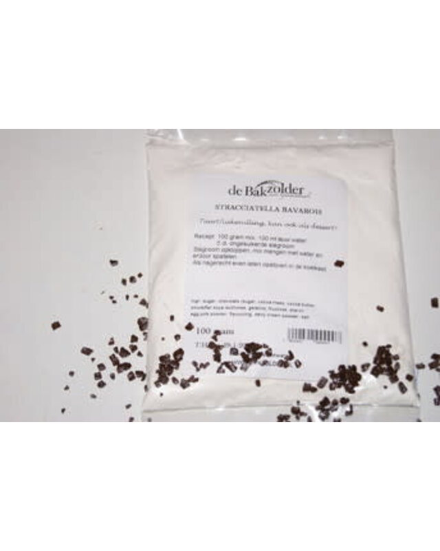 Bakzolder Stracciatella bavarois door de Bakzolder