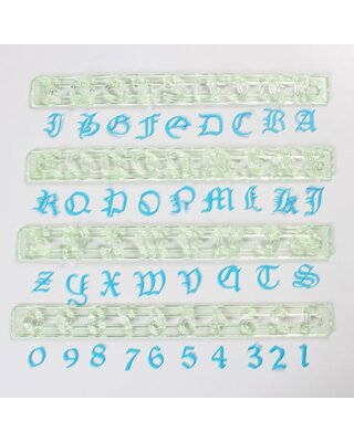 FMM Alphabet & Numbers Tappits The Old English