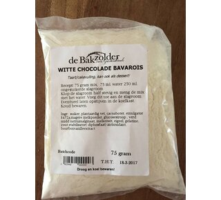 Bakzolder Witte chocolade bavarois ( de Bakzolder )