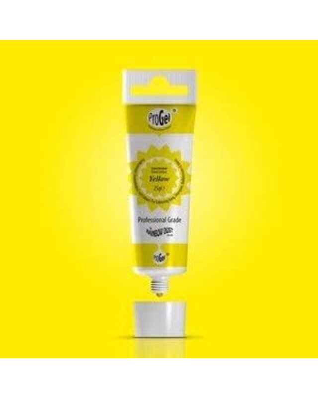 rainbowdust progel concentrated colour yellow geel