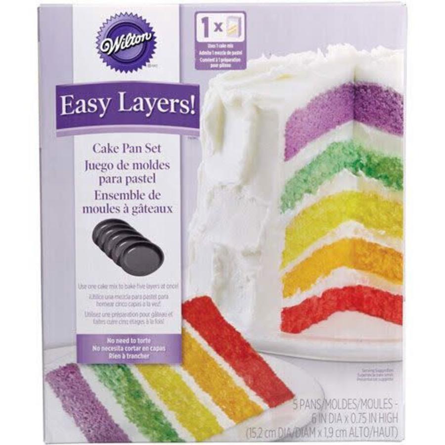 Wilton Cake Pan Easy Layers -15cm- Set/5-2