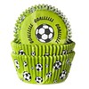 House of Marie Baking cups Voetbal Groen - pk/50