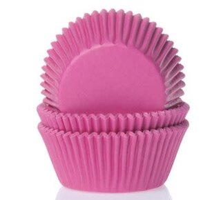 House of Marie House of Marie Mini Baking Cups Hot Pink pk/60