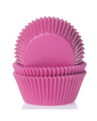 House of Marie House of Marie Mini Baking Cups Hot Pink pk/60