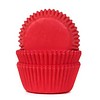 House of Marie Mini Baking Cups rood Red Velvet pk/60