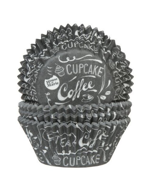 House of Marie House of Marie Baking Cups Coffee Tea Cupcake pk/50
