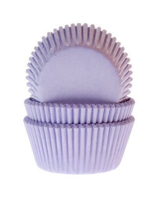 House of Marie House of Marie Baking Cups Lila pk/50
