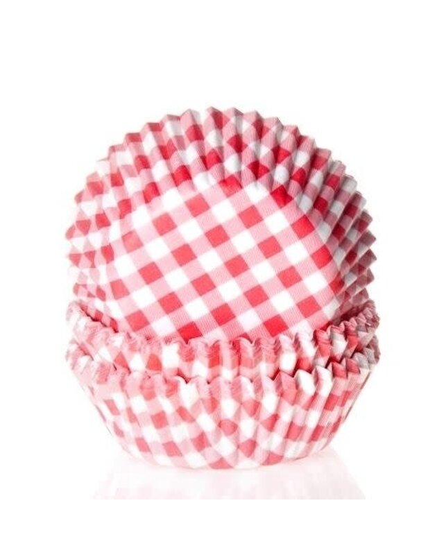 House of Marie House of Marie Baking cups Ruit Rood - pk/50