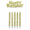 PME Candles & Happy Birthday Gold pk/17