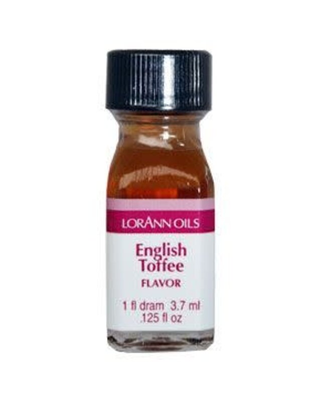 LorAnn LorAnn Super Strength Flavor - English Toffee - 3.7 ml