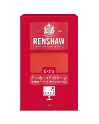 renshaw Renshaw extra fondant rood red 1 kilo
