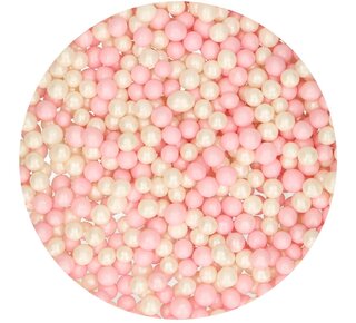 Funcakes FunCakes Zachte Parels -Roze/Wit- 60g