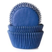 House of Marie Baking cups Jeans Blauw - pk/50
