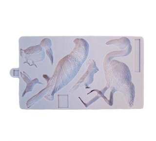 Karen Davies Karen Davies Siliconen Mould - Tropical Birds
