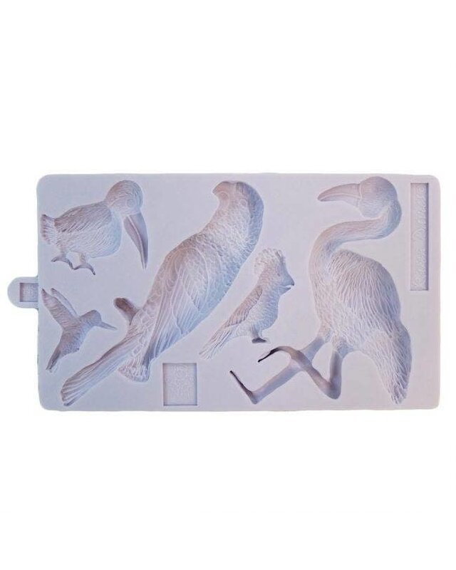 Karen Davies Karen Davies Siliconen Mould - Tropical Birds