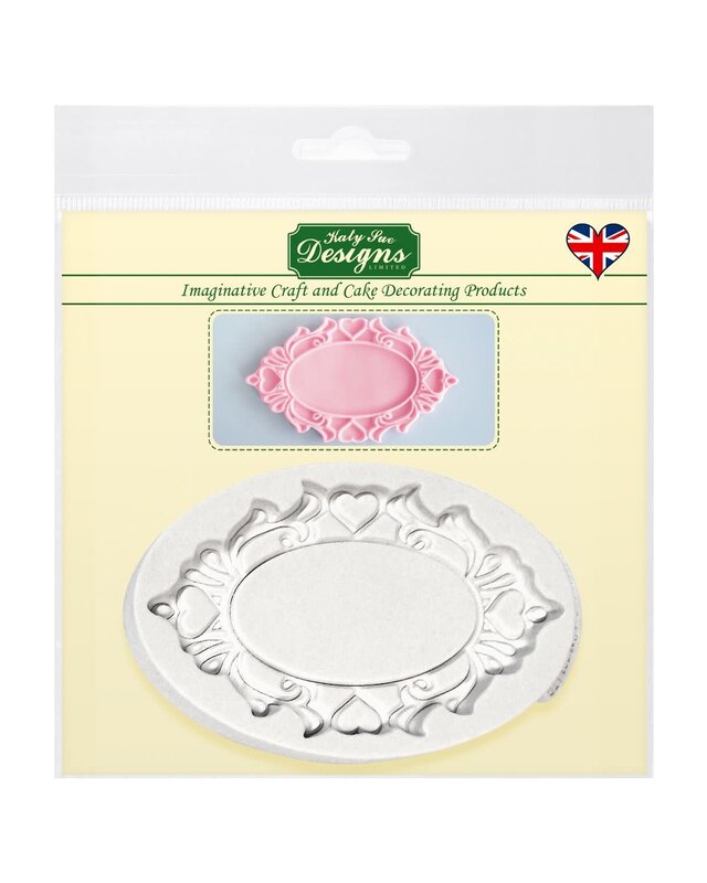 Katy Sue Katy Sue Mould Decorative Plaque - Oval Hearts