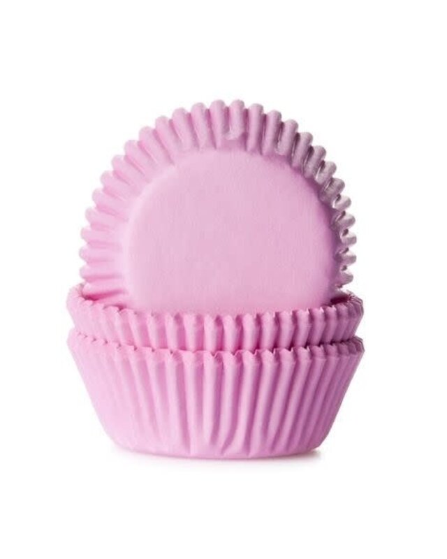 House of Marie House of Marie Mini Baking cups Licht Roze - pk/60