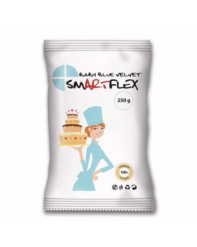 smartflex SmArtFlex velvet baby blue blauw 250gram