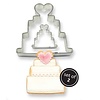 PME PME Cookie Cutter Wedding Cake set/2