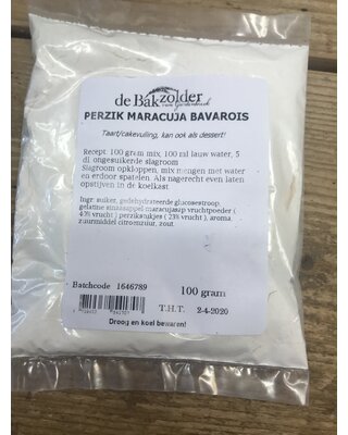 Bakzolder Perzik maracuja bavarois ( de Bakzolder )
