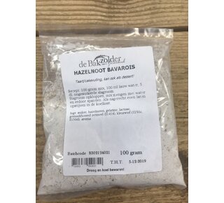 Bakzolder Hazelnoot bavarois ( de Bakzolder )