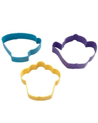 wilton Wilton Tea Party Cookie Cutter Set/3