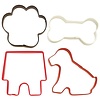 Wilton Cookie Cutter hond set/4