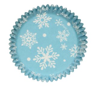 Funcakes FunCakes Baking Cups -frozen sneeuwvlokken- pk/48