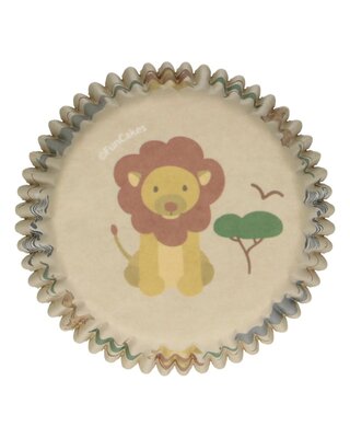 Funcakes FunCakes Baking Cups -Safari Animals- pk/48