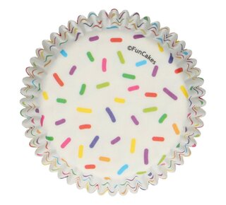 Funcakes FunCakes Baking Cups -Sprinkles- pk/48