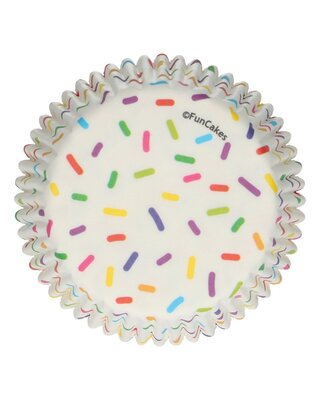Funcakes FunCakes Baking Cups -Sprinkles- pk/48