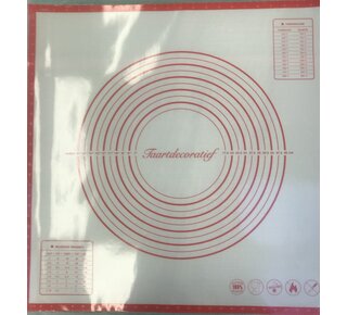 Bakmat glasvezel/silicone 60x60cm