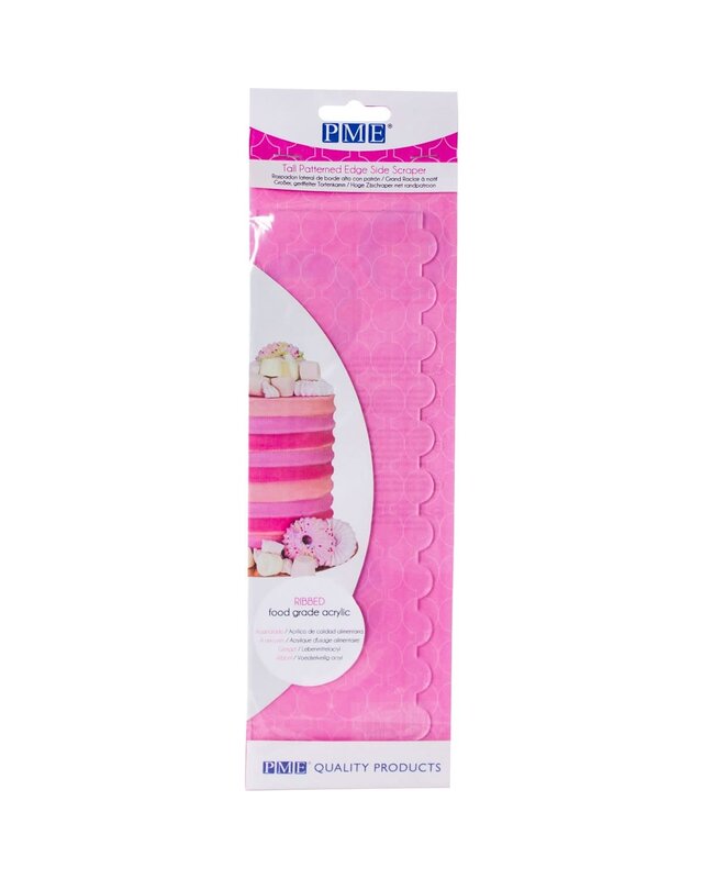 PME PME Tall Patterned Edge Side Scraper -Ribbed-