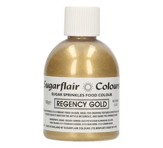 sugar flair Sugarflair Sugar Sprinkles -Regency Gold- 100g