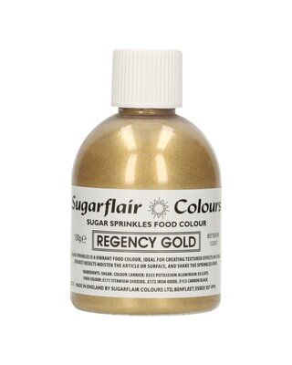 sugar flair Sugarflair Sugar Sprinkles -Regency Gold- 100g