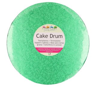 Funcakes FunCakes Cake Drum Rond Ø30,5cm -Groen-