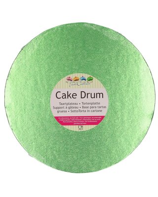 Funcakes FunCakes Cake Drum Rond Ø30,5cm -Licht Groen-