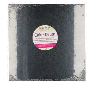 Funcakes FunCakes Cake Drum Vierkant 30,5cm -Zwart-