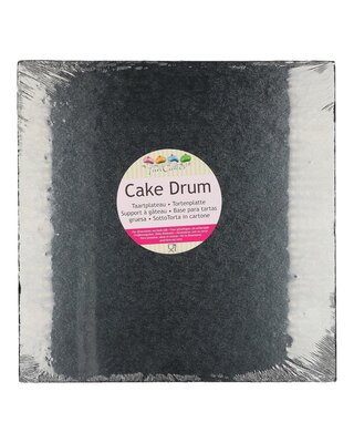 Funcakes FunCakes Cake Drum Vierkant 30,5cm -Zwart-