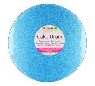 Funcakes FunCakes Cake Drum Rond Ø25cm Blauw