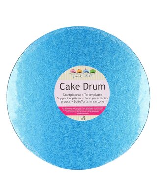 Funcakes FunCakes Cake Drum Rond Ø25cm Blauw