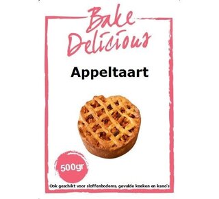 bake delicious Appeltaart mix  500 gram ( Bake Delicious )