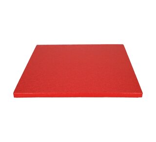 Funcakes FunCakes Cake Drum Vierkant 30,5cm -Rood-