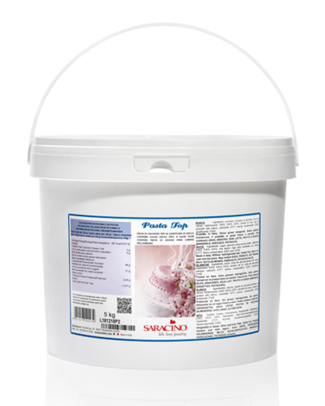 saracino Saracino fondant covering paste 5 kg wit