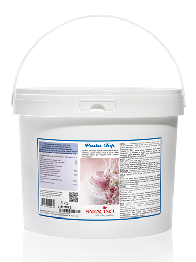 saracino Saracino fondant covering paste 5 kg wit