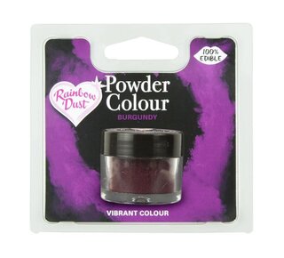 rainbowdust RD powder color- burgundy 3gr