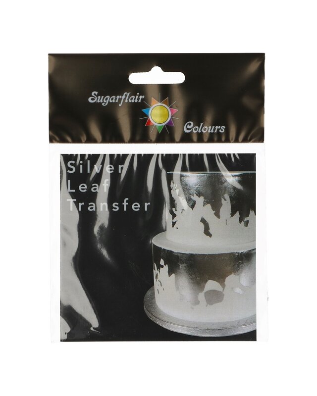 Sugarflair zilver transfer 1 sheet