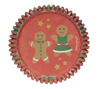 Funcakes Baking Cups -Gingerbread- pk/48