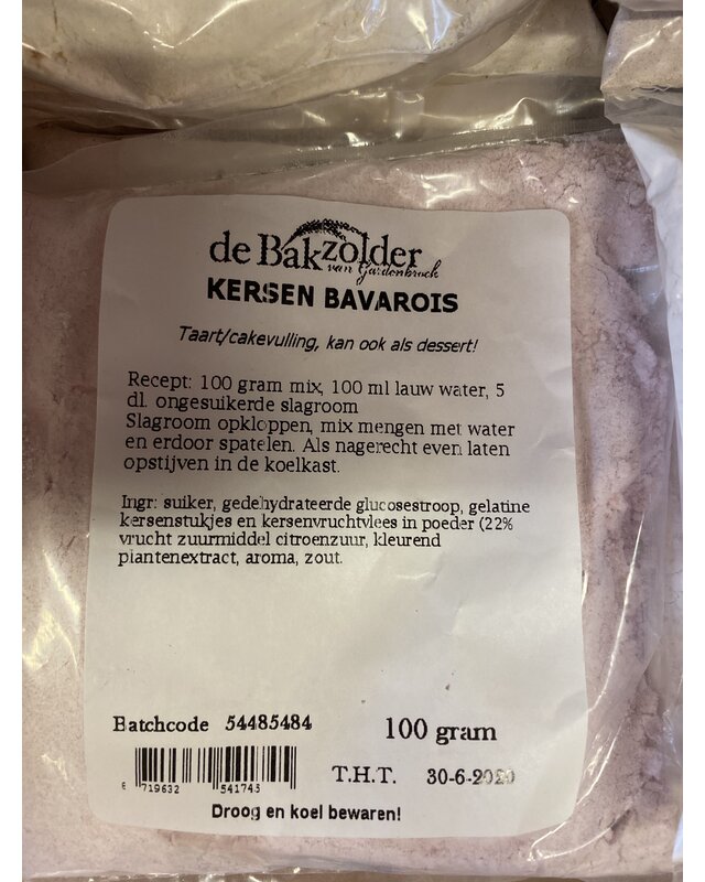 Bakzolder Kersen bavarois ( de Bakzolder )